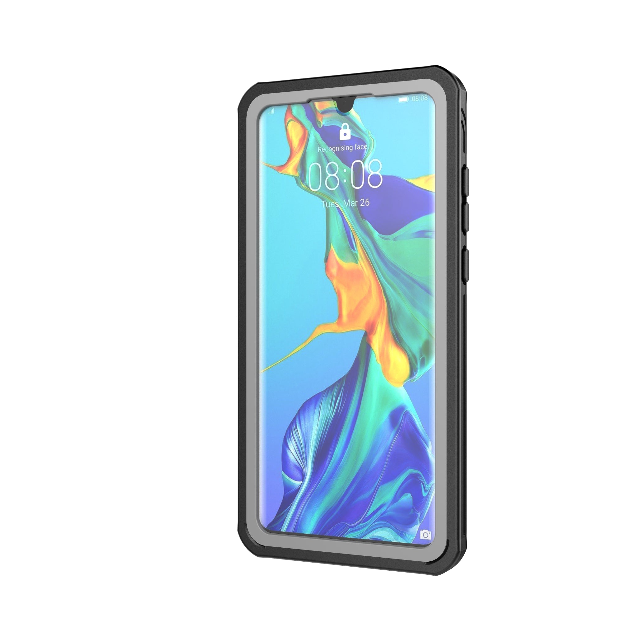 Full-body Protection Hard PC Case Built-in PET Screen Protector for Huawei P30 Full-body Protection Hard PC Case Built-in PET Screen Protector for Huawei P30